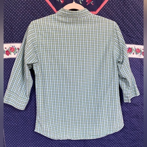 Arizona Jean plaid button down shirt - Picture 5 of 7